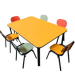Mesa con 6 sillas Catedra Kinder