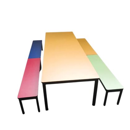 Mesa de comedor para preescolar 12 puestos
